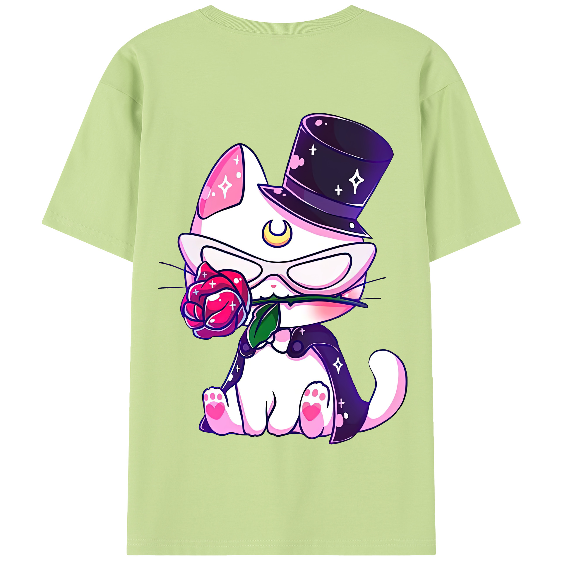 （画像用） 美少女戦士セーラームーン Sailor Moon 綿100％半袖Tシャツ（背面プリント）